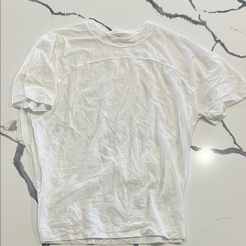 lululemon athletica White Short Sleeve Tee